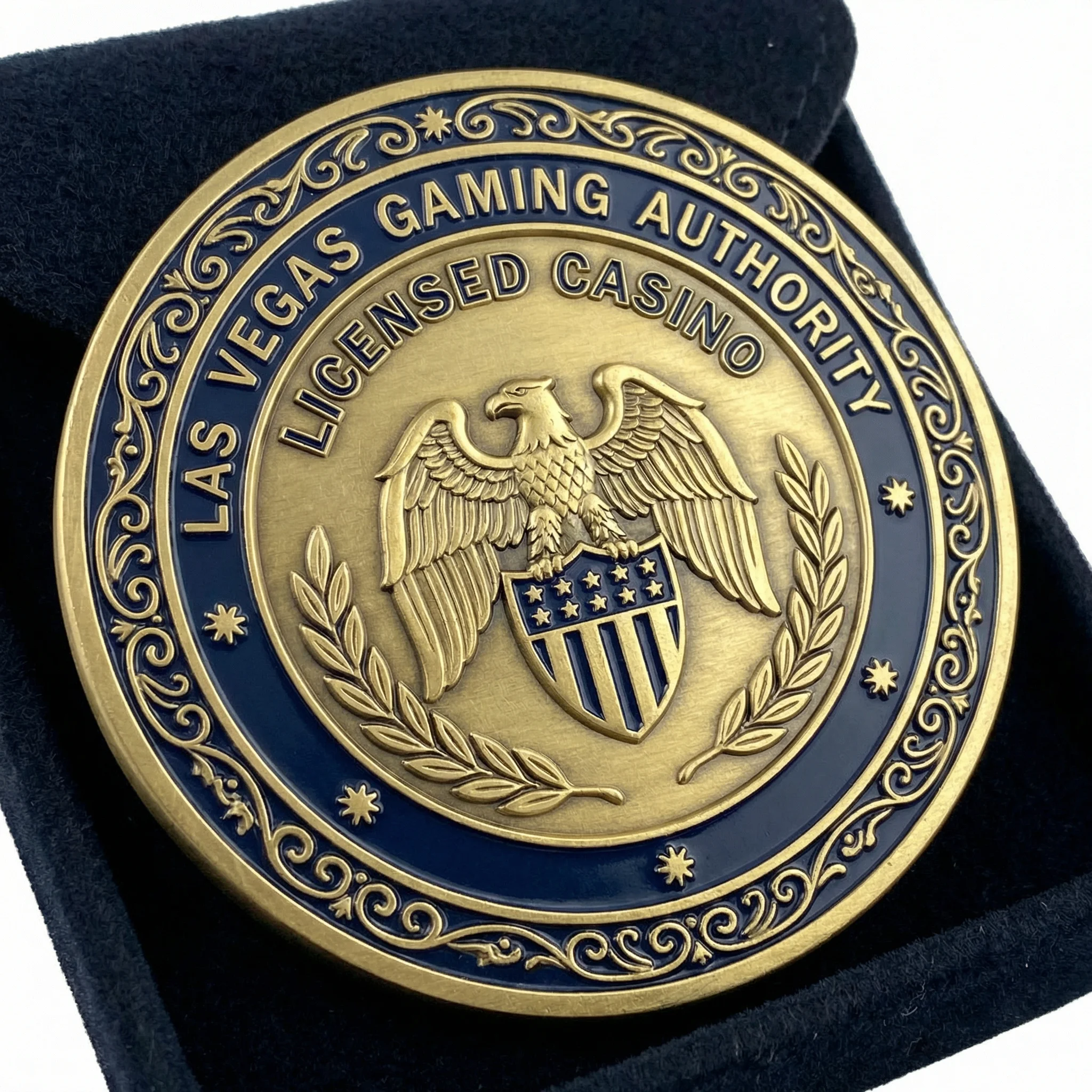 问鼎娱乐拉斯维加斯博彩管理委员会授权牌照徽章